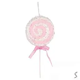 Іграшка-підвіска новорічна Candy 25 см ялинкова прикраса (R33877)