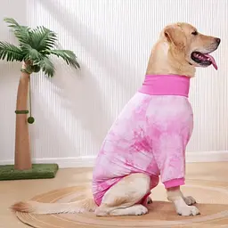 Піжама/попона для собак Derby Professional Dog Recovery Suit, Pink, XL - мініатюра 4