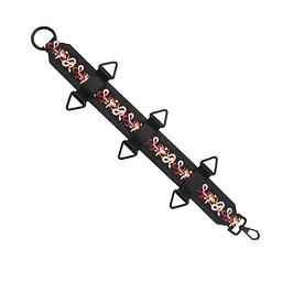 БДСМ-набір LOCKINK The Flowering Serpent Bondage Set, чорний, з малюнком у вигляді змій, 12 предметів - мініатюра 10