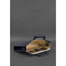 Сумка для ноутбука та документів BlankNote Жіноча шкіряна 15 Dark Blue (BN-BAG-36-navy-Blue) - мініатюра 6