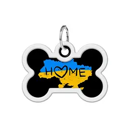 Адресник для собак і котів Waudog Smart ID з QR паспортом, Дім, L, 40х28 мм - мініатюра 2