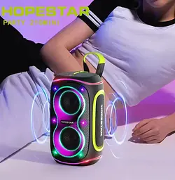Портативна Bluetooth-колонка Hopestar Party 210 mini Чорний - мініатюра 3