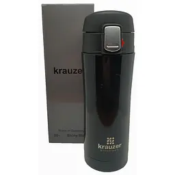 Термочашка Krauzer 350 мл чорна (86-350Shiny Black) - мініатюра 4