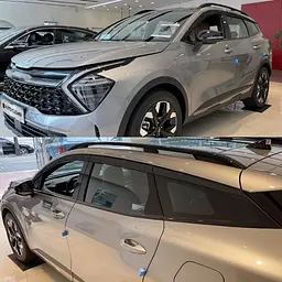 Дефлектори вікон вітровики для KIA Sportage 2021- 4 шт (Auto Clover) - мініатюра 2
