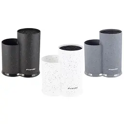 Підставка для ножів Kamille КМ-7607 black - мініатюра 2