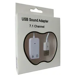 Звукова плата Dynamode USB 8(7.1) каналів 3D RTL (USB-SOUND7-WHITE) - мініатюра 3