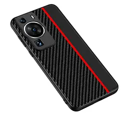 Чохол накладка Primolux CFC для Huawei P60 Pro Black&Red - мініатюра 4