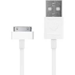 Зарядний пристрій INKAX CD-08 Travel charger + iPhone4 cable 1USB 1A White - мініатюра 3