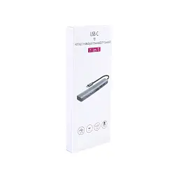 Концентратор Dynamode 7-in-1 USB-C to HDTV 4K/30Hz, 2хUSB3.0, RJ45, USB-C PD 100W, SD/MicroSD (BYL-2303) - мініатюра 11
