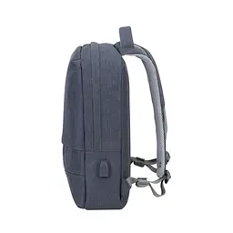 Рюкзак для ноутбука RivaCase 15.6" 7562 dark grey anti-theft (7562DarkGrey) - мініатюра 4