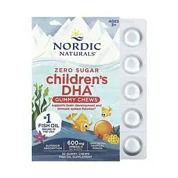 Омега-3 риб'ячий жир Nordic Naturals Children's DHA для серця, мозку та зору 30 gummies