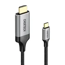 Кабель Choetech CH0021 Black USB-C to HDMI 4K\60Hz 1.8m (43-00177) - мініатюра 3