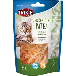 Ласощі для кішок Trixie Premio Chicken Filet Bites сушене філе куряче 50 г (42701)