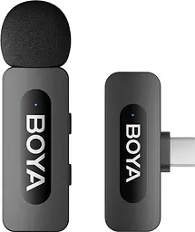 Мікрофон Boya BY-V10 Type-C Black (BY-V10) - мініатюра 1