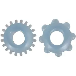 Набір ерекційних кілець для пеніса You2Toys Cock Ring Set 2 шт. блакитний