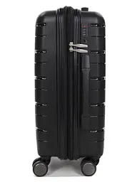Валіза маленька S поліпропілен Worldline Airtex 282 46л 54×36×23см Чорний - мініатюра 5