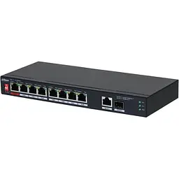 Комутатор мережевий Dahua DH-PFS3110-8ET1GT1GF-96