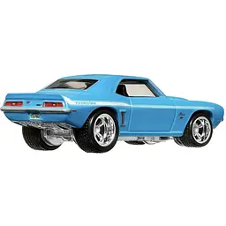 Колекційна модель машинки Hot Wheels 1969 Chevy Camaro серії Форсаж синя (HNW46/HKD24) - мініатюра 3