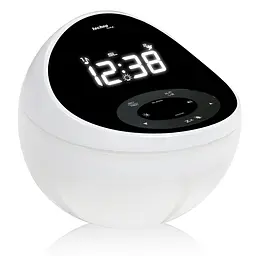Годинник настільний з радіо Technoline WT500 Black/White (WT500), Білий - мініатюра 3