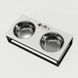 Hollky Base S — миски на підставці для маленьких собак та котів (2 × 0,45 л) - мініатюра 9