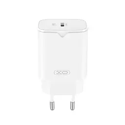 Мережевий зарядний пристрій XO L131 PD30W 1USB-C Fast Charging with Type-C cable Білий