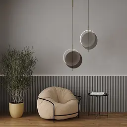 Підвісний стельовий світильник Babich Studio Mid glass L other any color - мініатюра 3