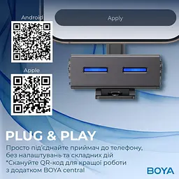 Мікрофон Boya LINK 3-02 Type-C/TRS Black (LINK 3-02) - мініатюра 11