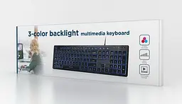 Клавіатура Gembird Ukr Black (KB-UML3-01-UA)