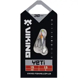 Балансир Viking Fishing Yeti Ice Jig 15mm 1.5g #20 Violet Anchovy - мініатюра 2