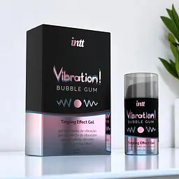 Рідкий вібратор Intt Vibration Bubble Gum 15 мл з ефектом вібрації до 30 хвилин - мініатюра 2