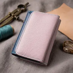Практичний гаманець для дівчат із натуральної шкіри ST Leather 22496 різнокольоровий - мініатюра 3