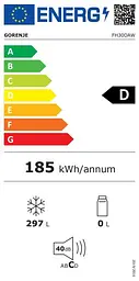 Gorenje Морозильний скринь, 297л, А+, ST, дисплей, білий - мініатюра 6