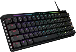 Клавiатура Asus ROG Falchion Ace Magnetic Switches RGB Black (90MP03VE-BKUA20) - мініатюра 2