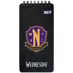 Блокнот Yes Wednesday NA 80x160 мм 60 аркушів клітинка (152208)