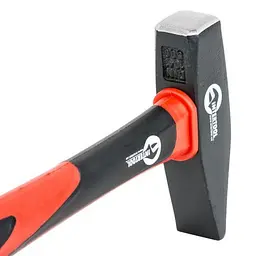 Молоток слюсарний c ручкою з фібергласу 500г INTERTOOL HT-0205 - мініатюра 2