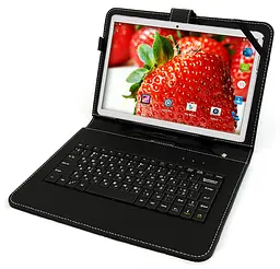 Планшет-телефон Hoozo MT232 Pink + Чохол-клавіатура - мініатюра 2