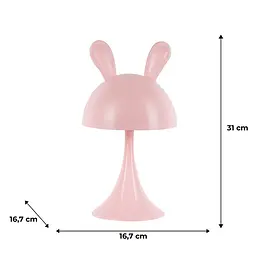 Світильник-нічник Kite LED з акумулятором Simple Bunny рожевий (K25-317-1-2) - мініатюра 5