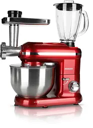 Кухонний комбайн-тестоміс 3 у 1 Heinrich's HKM 5262 Red 5.5 л