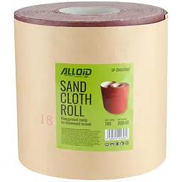 Наждачний папір Alloid Building Tools на тканинній основі 200 мм х 50м зерно 180 (SP-20050180) - мініатюра 3