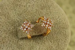 Сережки дитячі Xuping Jewelry Крижинка золотисті