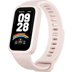 Фітнес-браслет Xiaomi Mi Smart Band 9 Active, рожевий, TFT дисплей 1.47" (172x320), bloetooth 5.3, 300 mAh, пульсометр, рівень