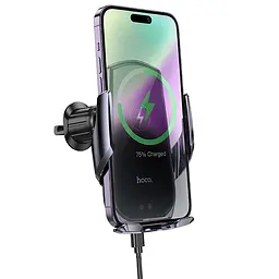 Автотримач з БЗП Hoco CA202 Plus Black - мініатюра 7