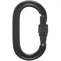Карабін Black Diamond Oval Keylock Screwgate Black (1033-BD 210084.BLAK)