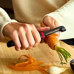 Овочечистка Tefal Ingenio+ пластик червоно-чорний (K1992034) - мініатюра 9