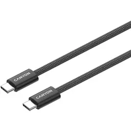 Дата кабель USB-C to USB-C 1.0m 60W Magnet Braided Black Canyon (CND-CCMG60AB15B) - мініатюра 5