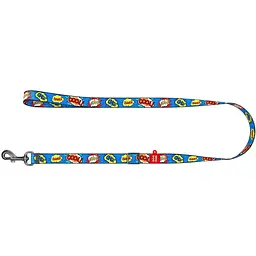 Повідець для собак Waudog Nylon ВАУ,122х1,5 см, різнокольоровий - мініатюра 2