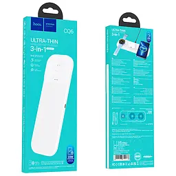 БЗП Hoco CQ6 Power 3-in-1 wireless fast charger (for Samsung Watch) White - мініатюра 4