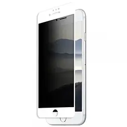 Захисне скло Privacy 5D (тех.пак) для Apple iPhone 7 plus / 8 plus (5.5) Білий - мініатюра 3