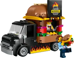 Конструктор LEGO City Вантажівка з гамбургерами 194 деталей (60404) - мініатюра 2