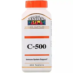 Вітамін C 21st Century C-500 500 мг 250 таблеток
